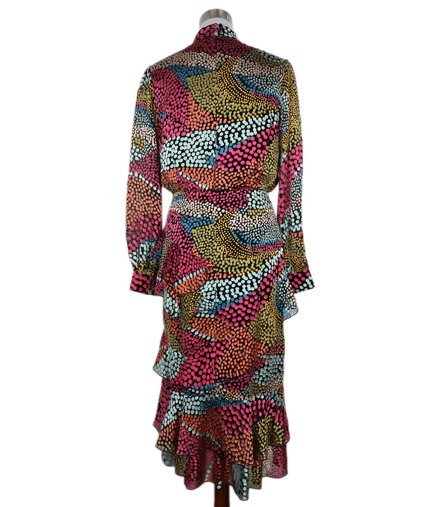 Saloni Multicolor Polka Dot Dress sz 6 - Michael's Consignment NYC