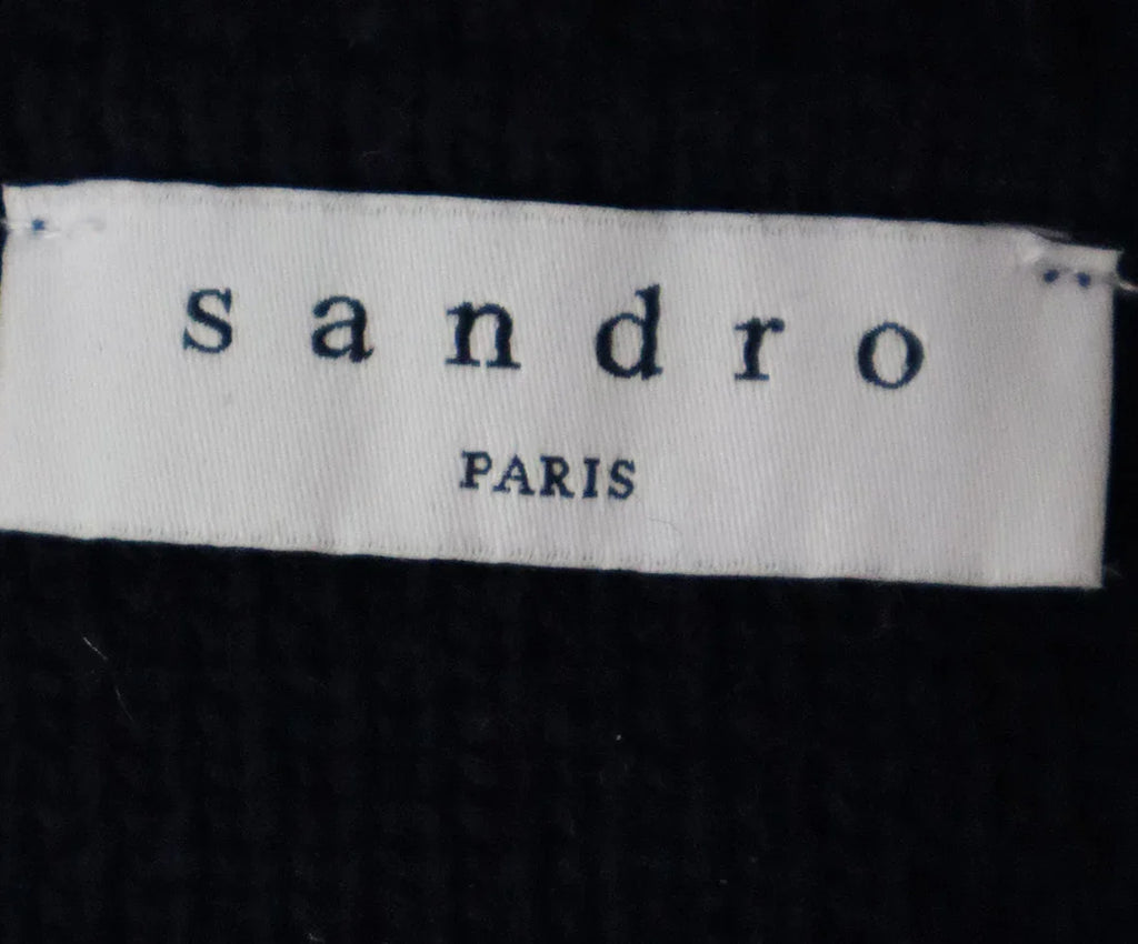 Sandro Navy & White Sweater sz 4 - Michael's Consignment NYC