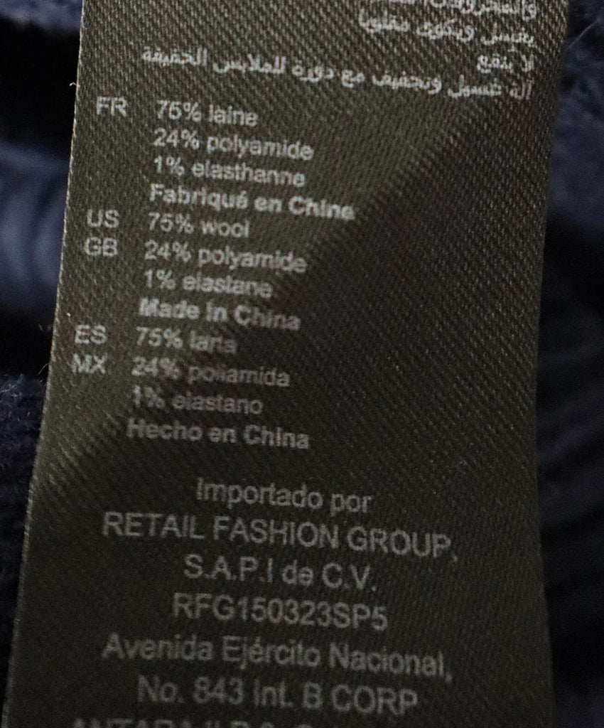 Sandro Navy & White Sweater sz 4 - Michael's Consignment NYC