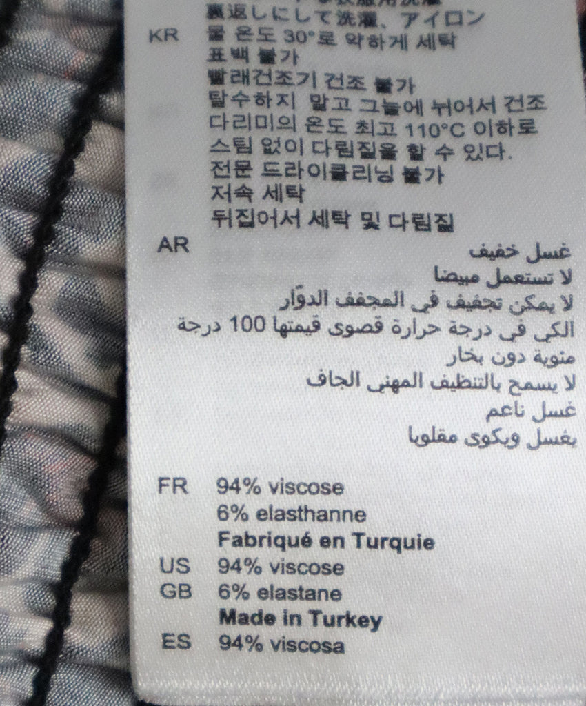 Sandro Pink Floral Print Blouse sz 6 - Michael's Consignment NYC