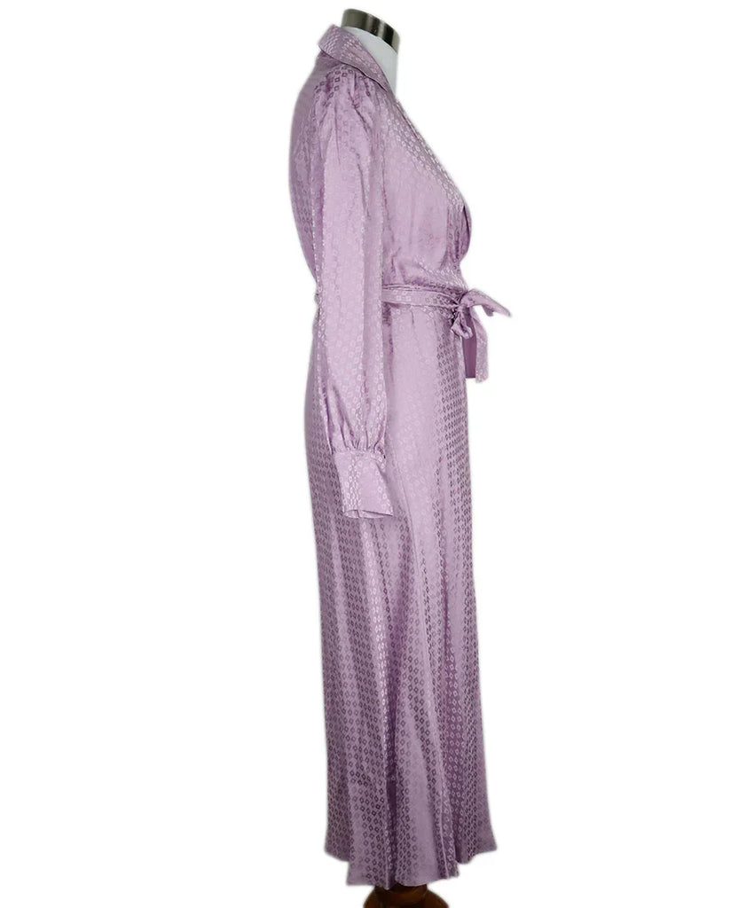 Scanlan Theodore Lilac Wrap Dress sz 6 - Michael's Consignment NYC