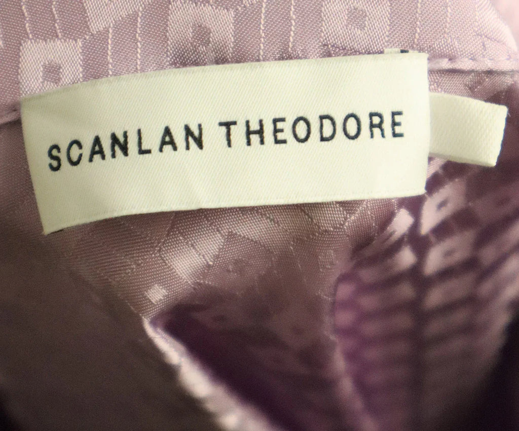 Scanlan Theodore Lilac Wrap Dress sz 6 - Michael's Consignment NYC