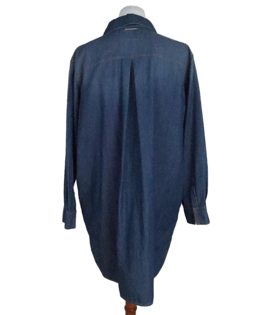 Scervino Denim & Lace Cover Up sz 14 - Michael's Consignment NYC