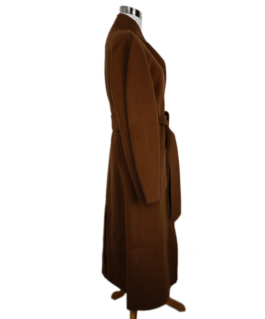 Sea Brown Wool Coat 1