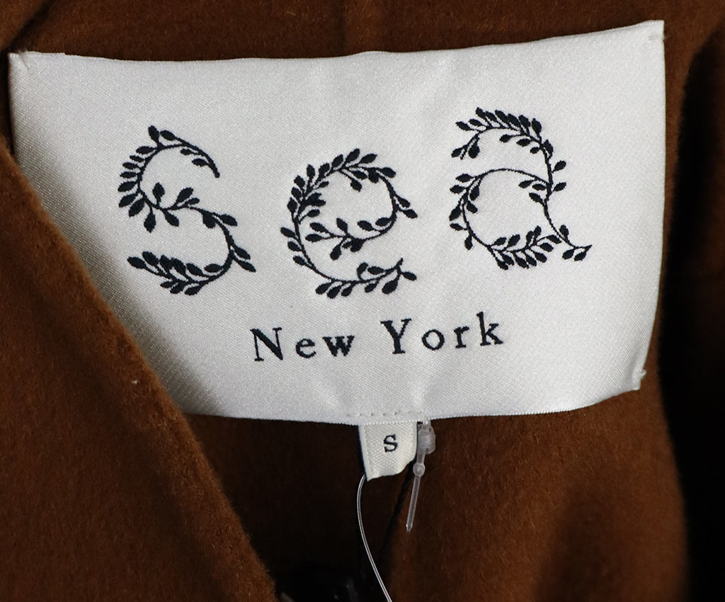 Sea Brown Wool Coat 3