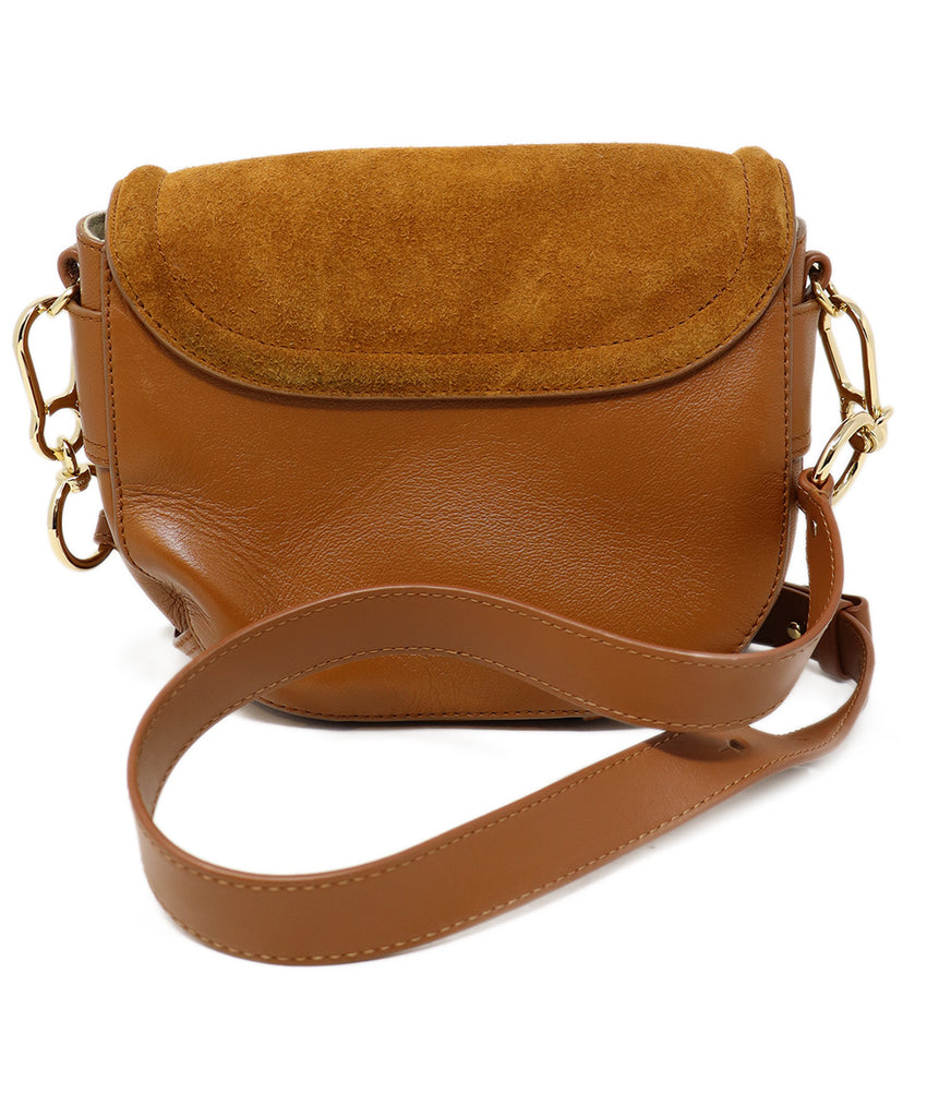 See By Chloe Tobacco Leather & Suede Crossbody 2