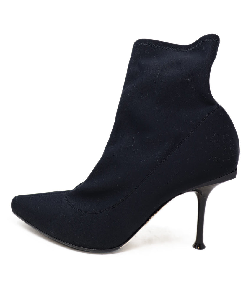 Sergio Rossi Black Spandex Booties 1