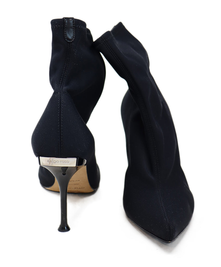 Sergio Rossi Black Spandex Booties 2