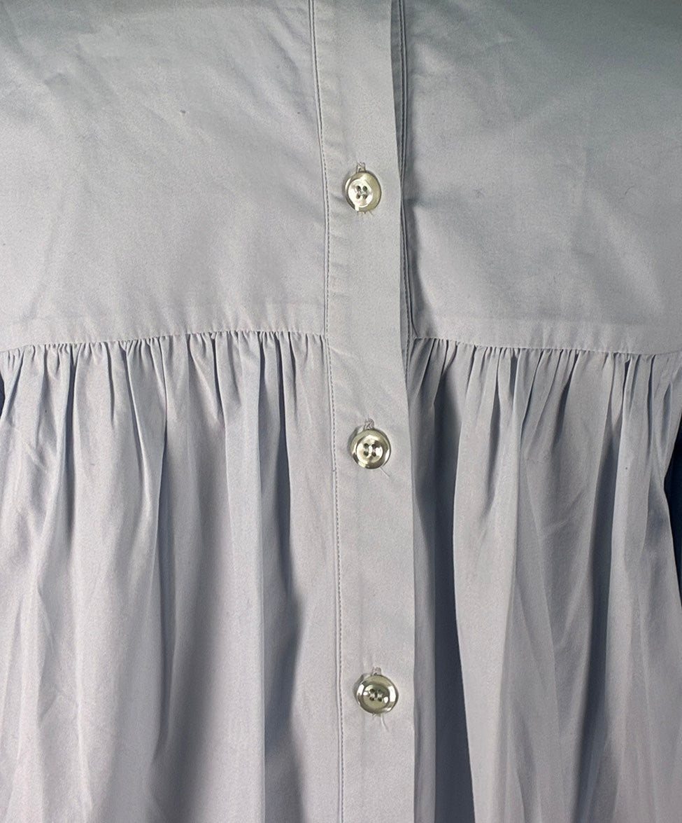 トップス simone rocha Simone Rocha Light Blue Cotton Top w/Embroidery Sz6 l Michael's
