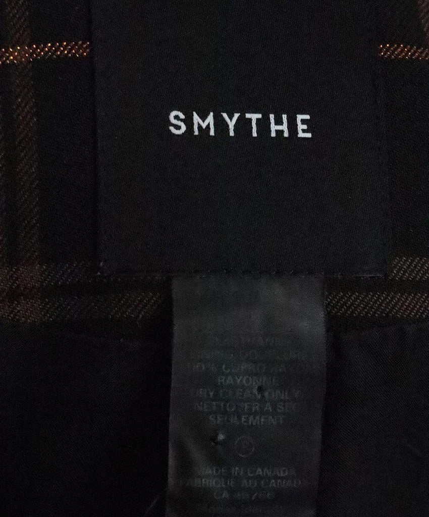 Smythe Black & Bronze Plaid Jacket sz 2 - Michael's Consignment NYC