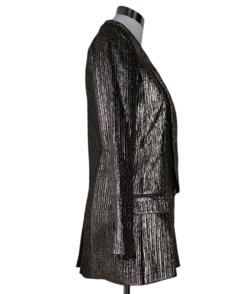 Smythe Silver Blazer sz 4 - Michael's Consignment NYC