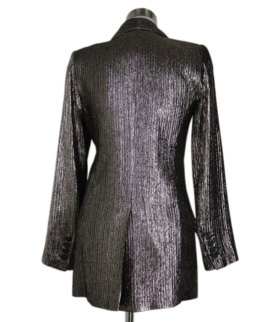 Smythe Silver Blazer sz 4 - Michael's Consignment NYC