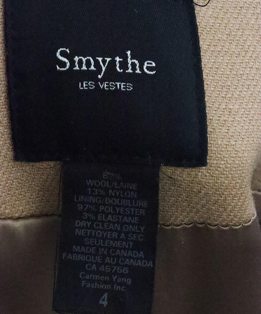 Smythe Tan Wool Coat sz 4 - Michael's Consignment NYC