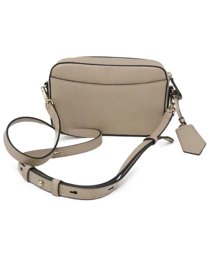 Smythson Neutral Beige Leather Crossbody - Michael's Consignment NYC