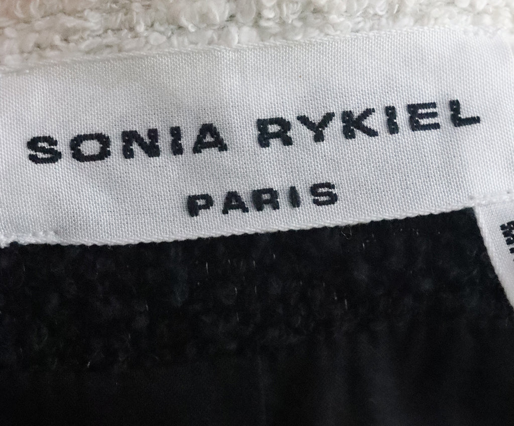 Sonia Rykiel White & Tan Striped Jacket 3