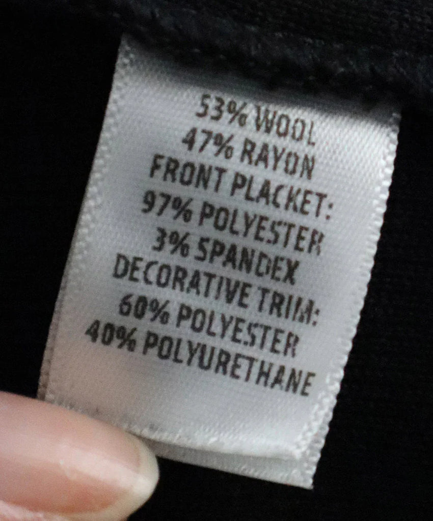 St. John Black Wool Blazer Jacket sz 12 - Michael's Consignment NYC