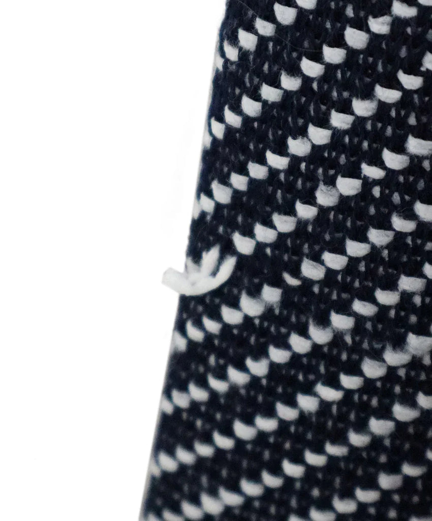 St. John White & Navy Knit Jacket sz 10 - Michael's Consignment NYC