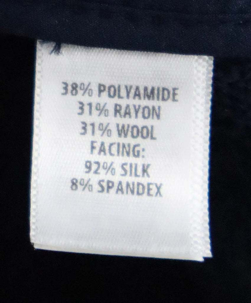 St. John White & Navy Knit Jacket sz 10 - Michael's Consignment NYC