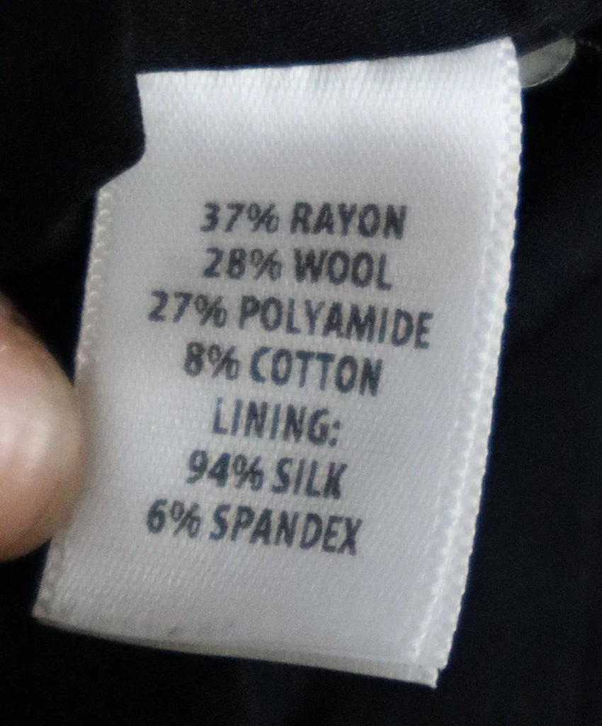 St. John Black White & Blue Knit Dress sz 4 - Michael's Consignment NYC