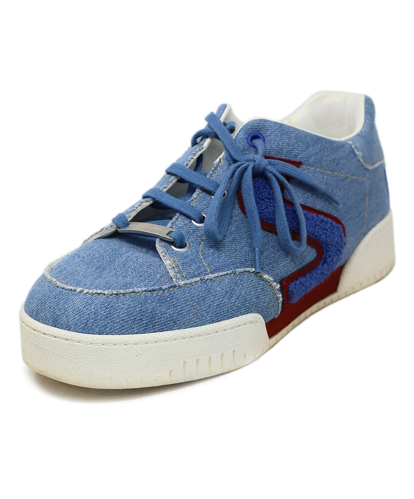 Stella McCartney Blue Denim Sneakers 