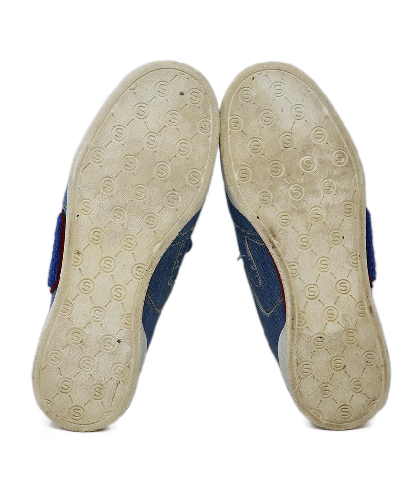 Stella McCartney Blue Denim Sneakers 4