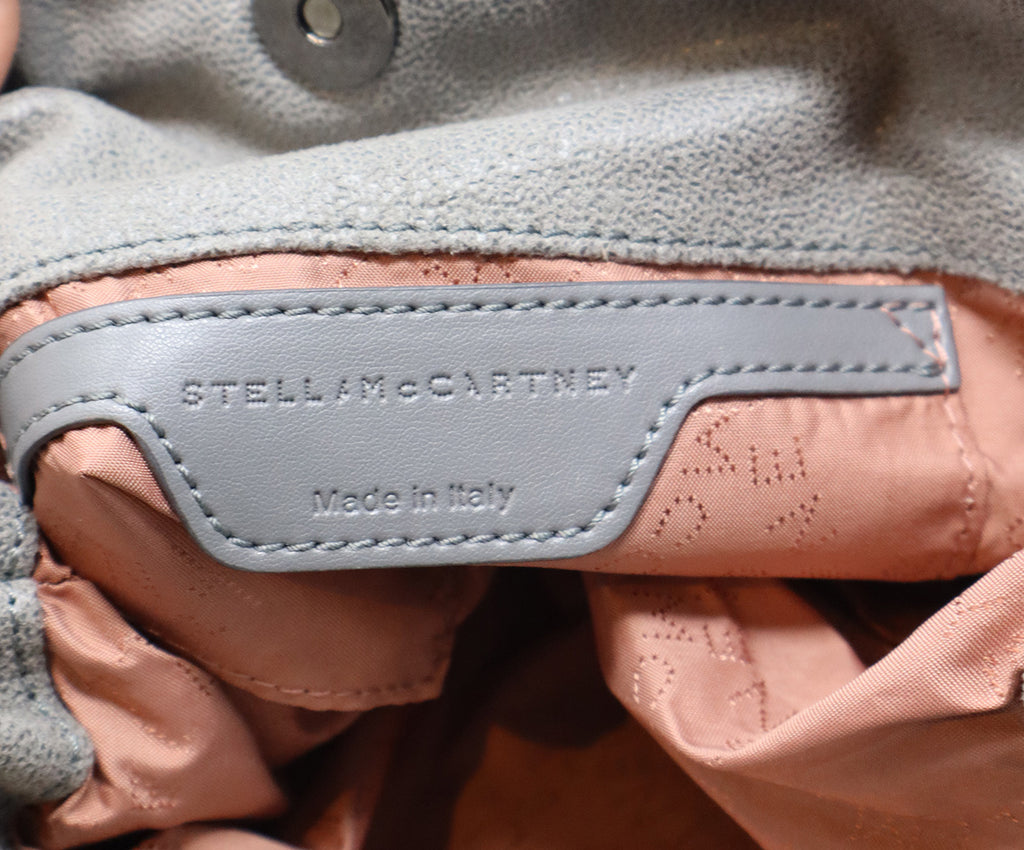 Stella McCartney Grey Vegan Leather Chain Crossbody 4