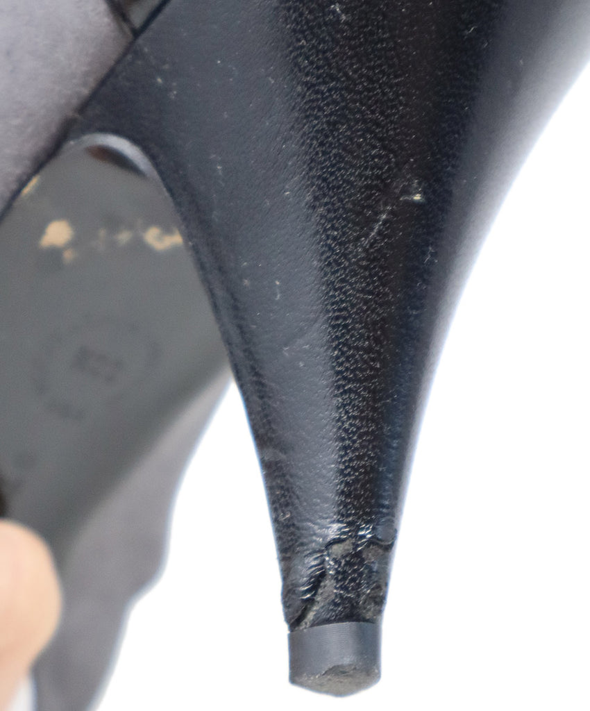 Stella McCartney Grey Suede & Black Leather Booties 8