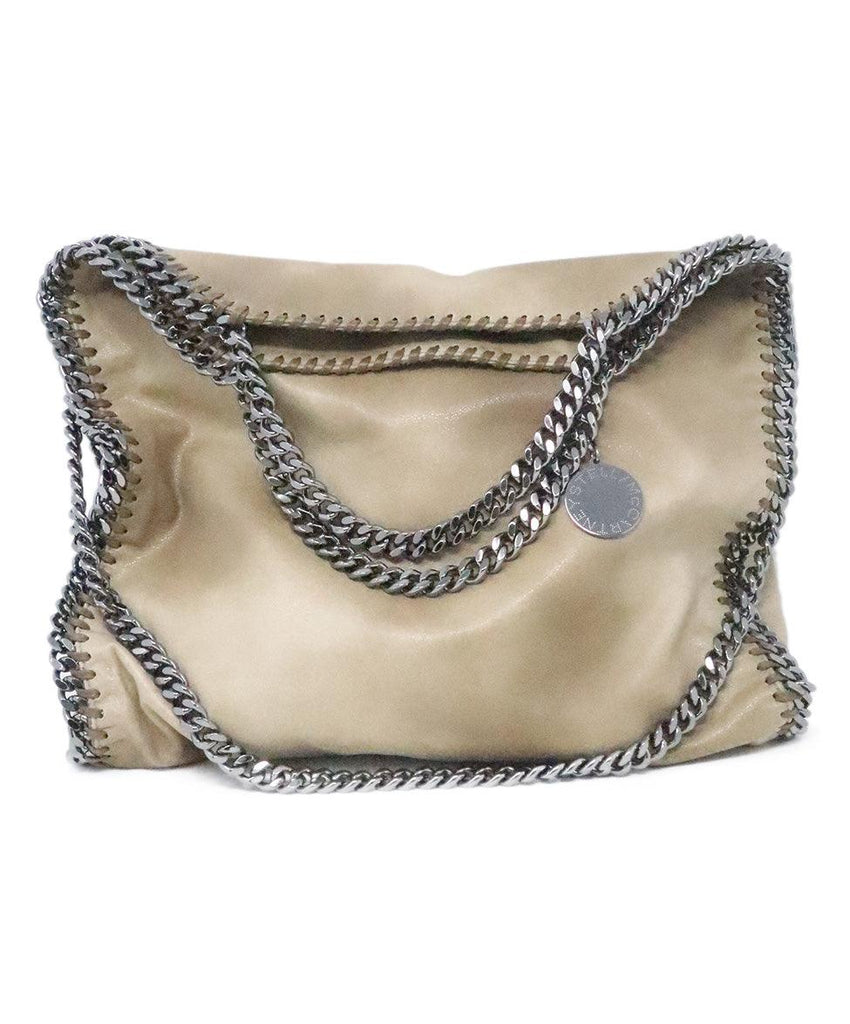 Stella McCartney Taupe Vegan Leather Shoulder Bag - Michael's Consignment NYC
