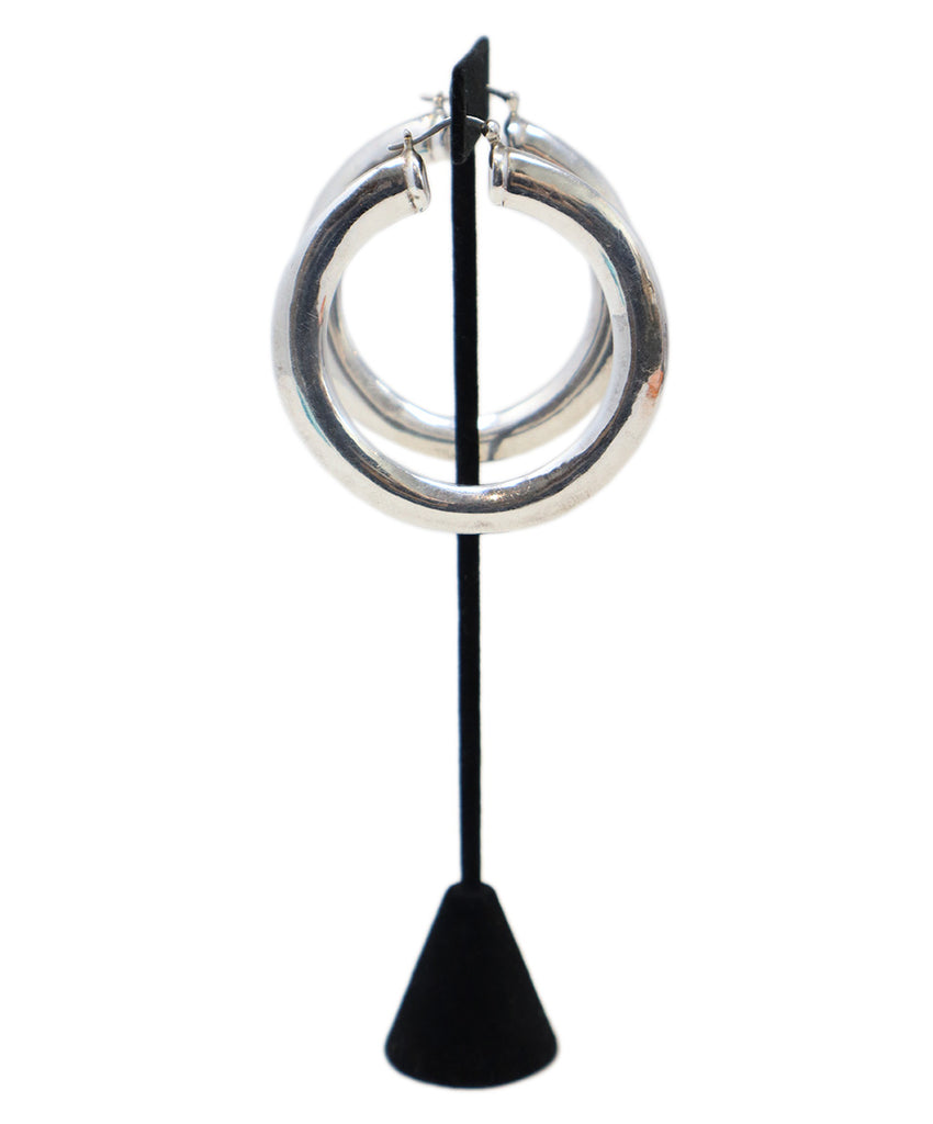 Sterling Silver Hoop Earrings 1