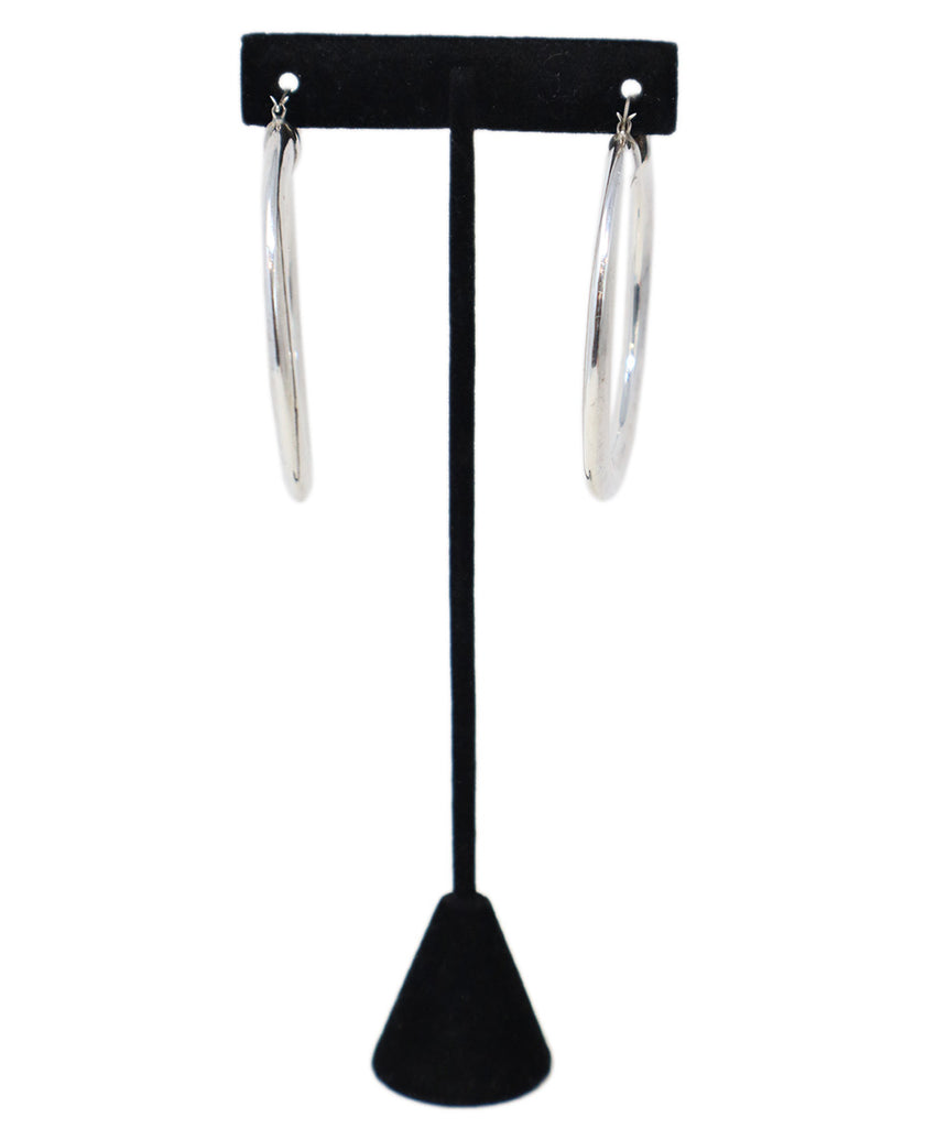 Sterling Silver Hoop Earrings 2