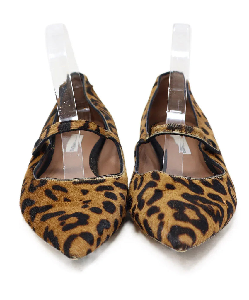 Tabitha Simmons Leopard Print Flats sz 10.5 - Michael's Consignment NYC