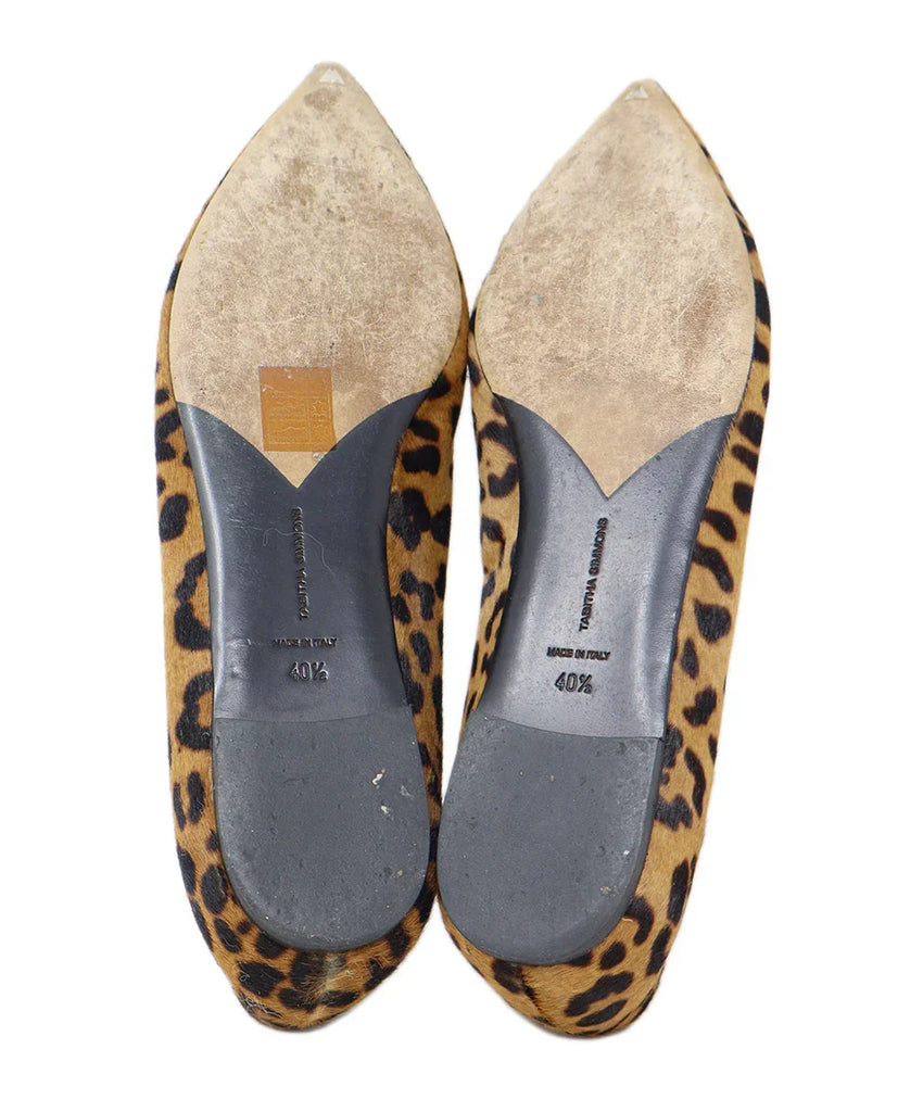 Tabitha Simmons Leopard Print Flats sz 10.5 - Michael's Consignment NYC