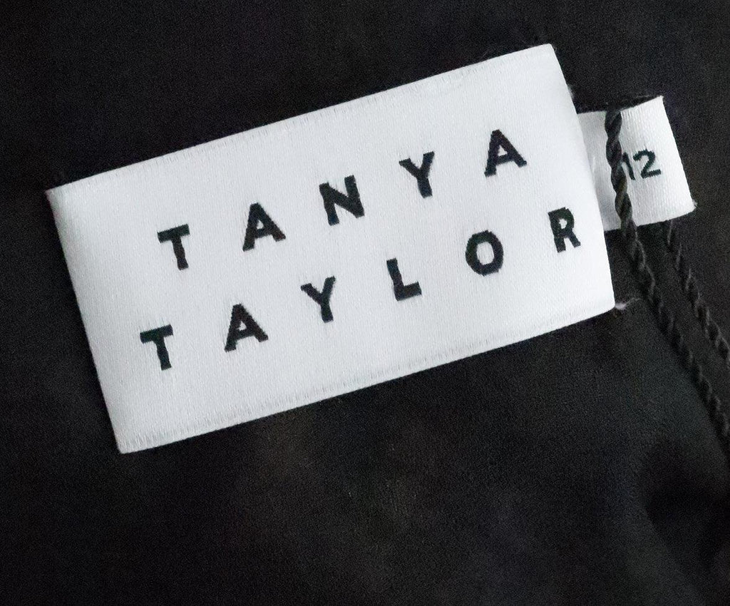 Tanya Taylor Black Print Dress sz 12 - Michael's Consignment NYC