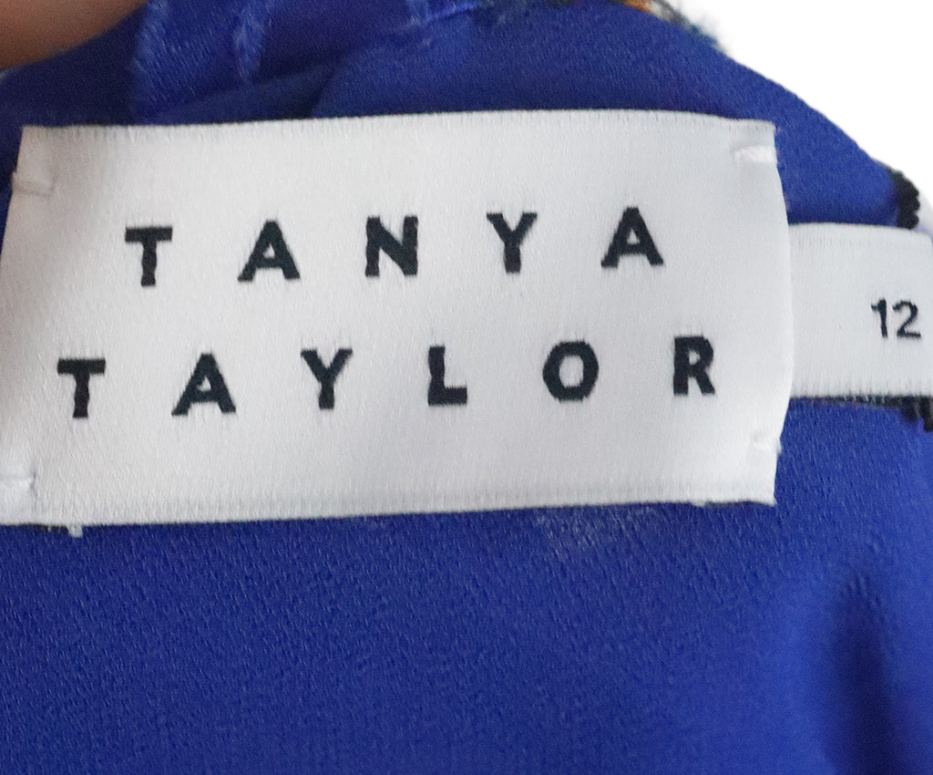 Tanya Taylor Blue Silk Top 3