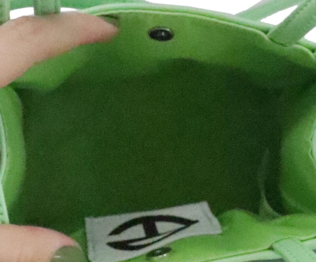 Telfar Lime Green Crossbody Bag 4