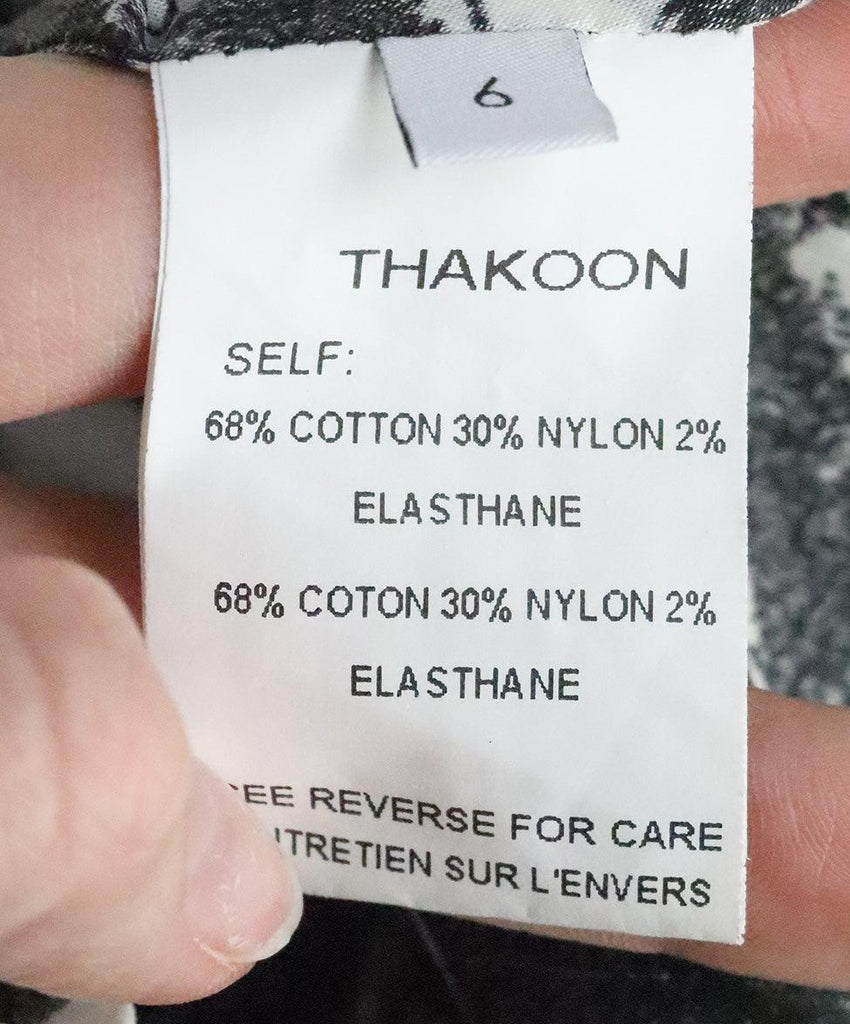 Thakoon Black & White Print Dress sz 4 - Michael's Consignment NYC