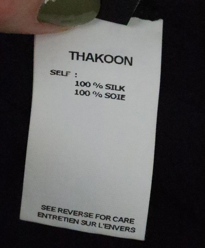 Thakoon Black Silk Sheer Blouse sz 4 - Michael's Consignment NYC