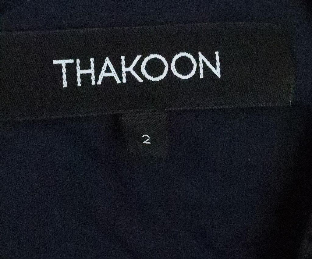 Thakoon Navy Cutwork Applique Dress 3