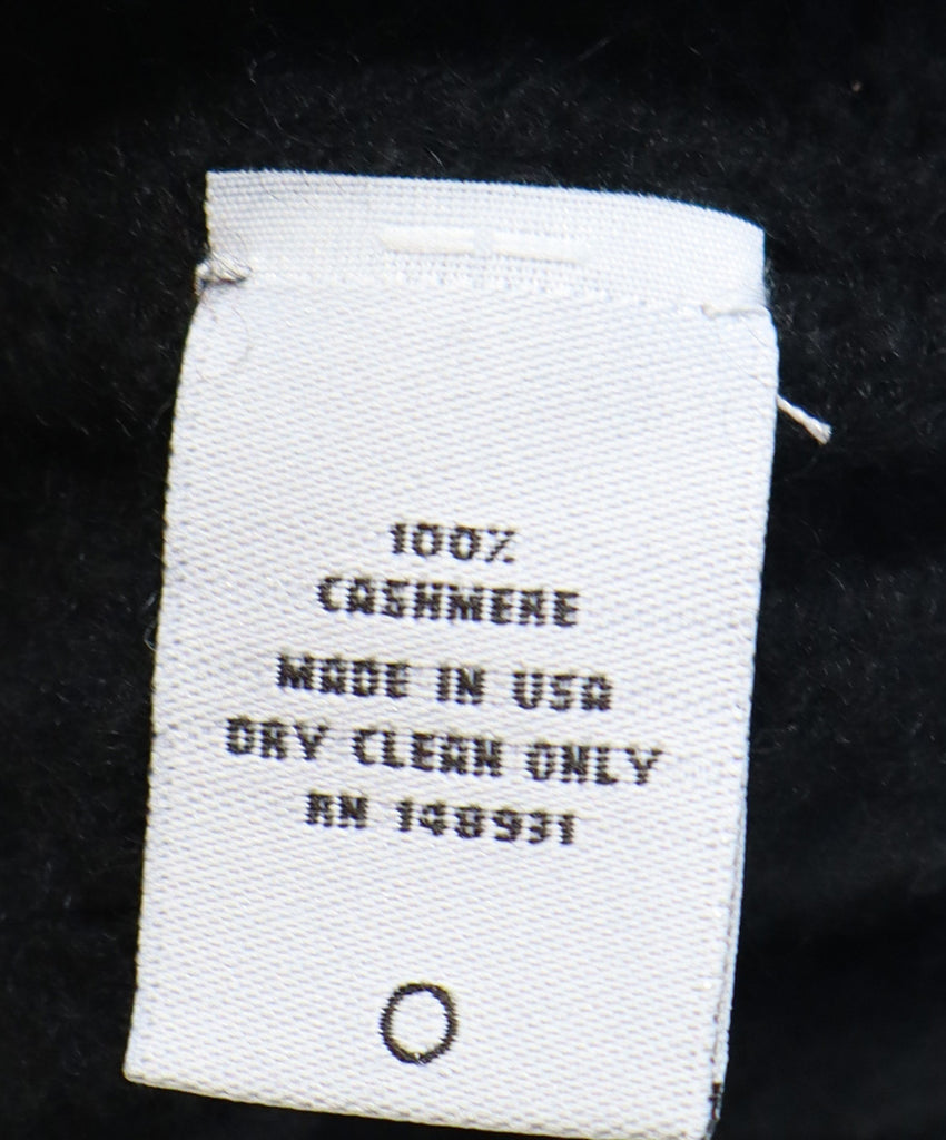 The Elder Statesman Black Cashmere Hat 4