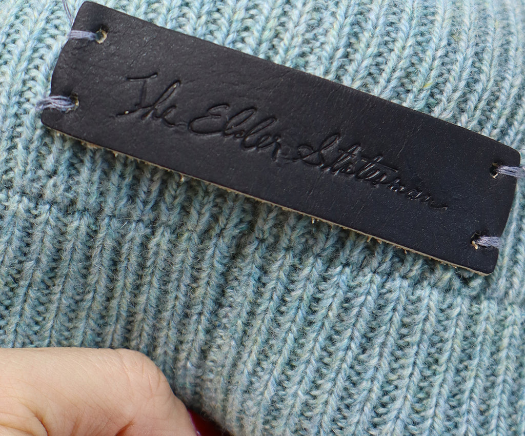 The Elder Statesman Mint Cashmere Hat 3