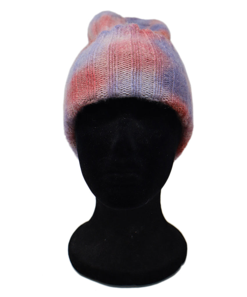 The Elder Statesman Pink & Lavender Cashmere Hat 