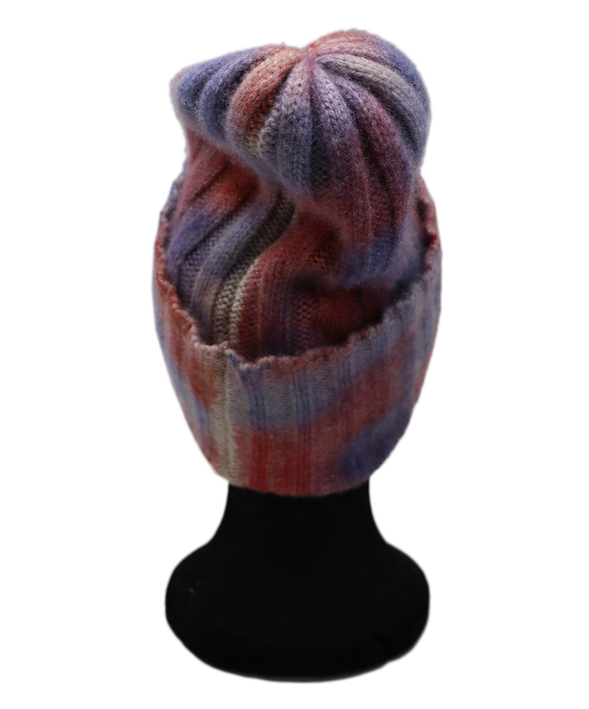 The Elder Statesman Pink & Lavender Cashmere Hat 2