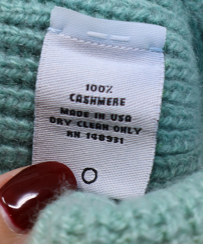 The Elder Statesman Yellow Aqua & Lavender Cashmere Hat 4