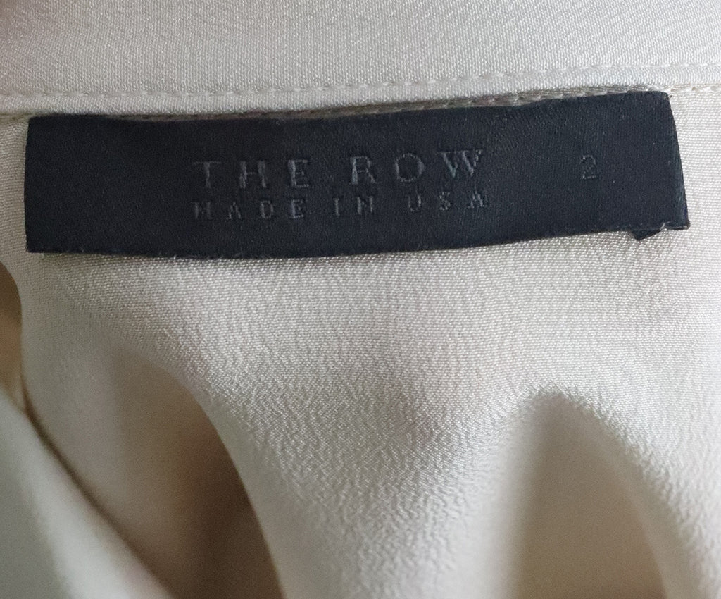 The Row Beige Silk Longsleeve Blouse 3