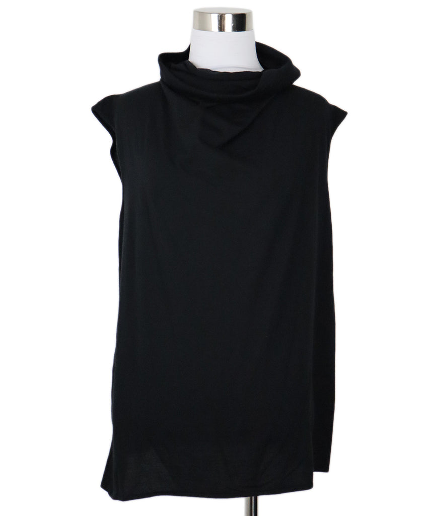 The Row Black Cashmere Sleeveless Top 