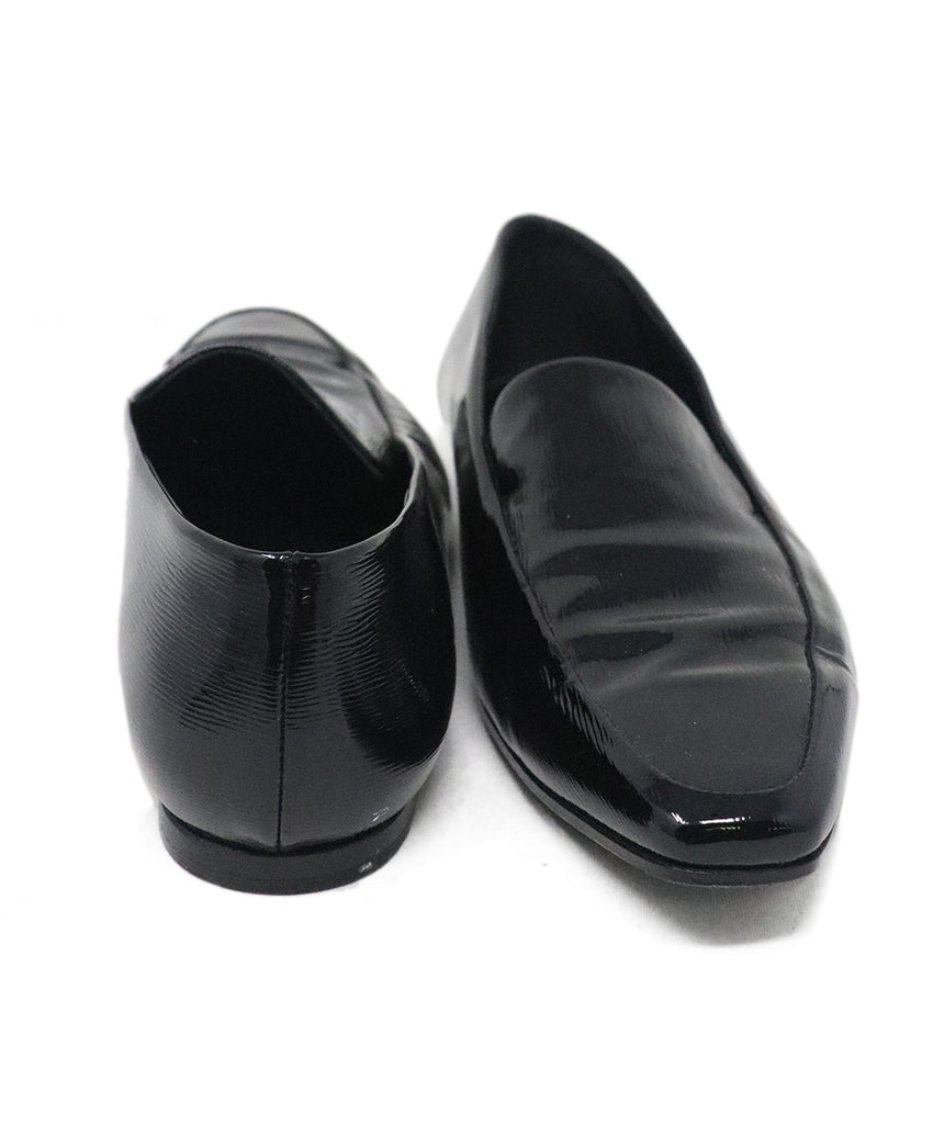 The Row Black Patent Leather Loafers 2