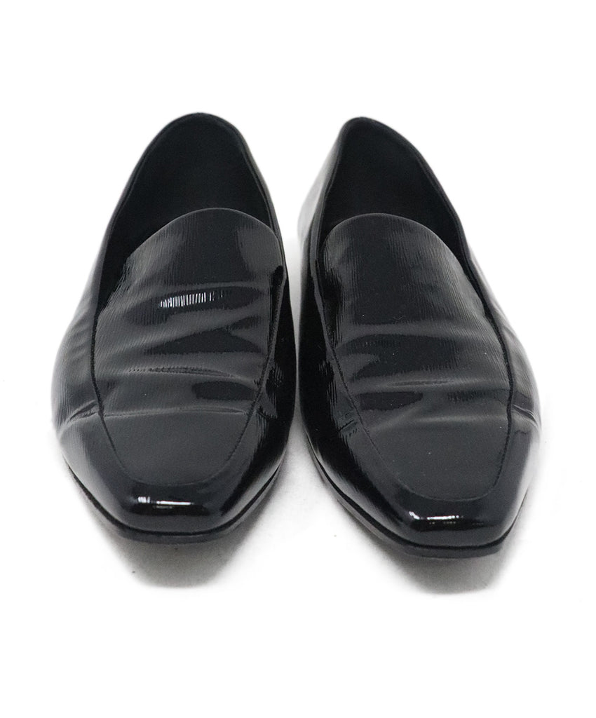 The Row Black Patent Leather Loafers 3
