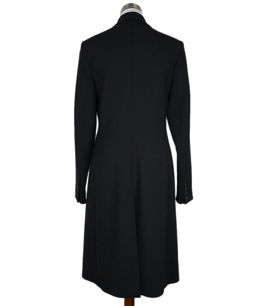 The Row Black Wool Long Coat 2