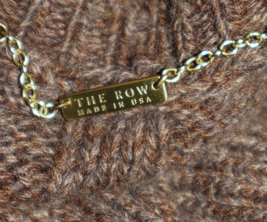 The Row Brown Cashmere Sweater 3