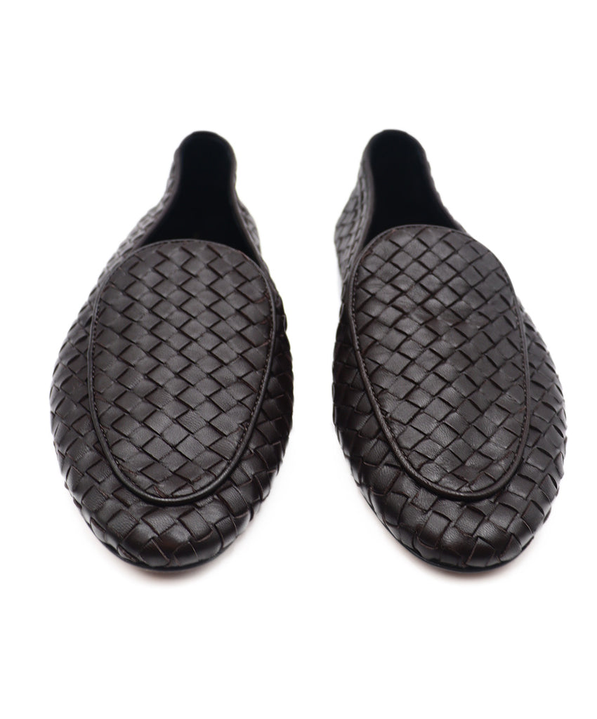 The Row Brown Woven Leather Loafer 2